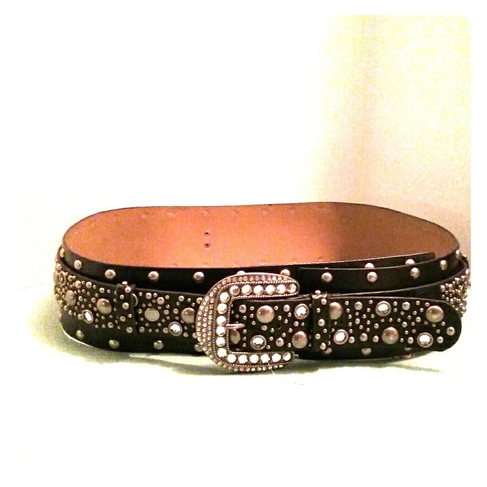 Metro 7 Wide Black Belt 2 pieces size XL